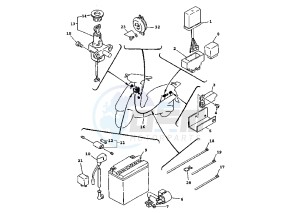 XC FLY ONE R 150 drawing BATTERY