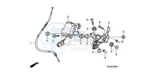 VFR1200FDB drawing SERVO MOTOR