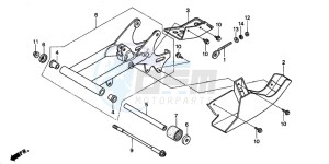 TRX90 SPORTRAX 90 drawing SWINGARM