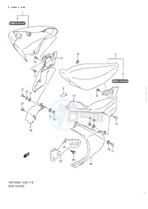 VZR 1800 Z drawing SIDE COVER L1