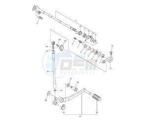 YZF R1 1000 drawing SHIFT SHAFT