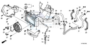 SH125B drawing RADIATOR