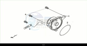 JOYRIDE 300 (LJ30W1-EU) (M2) drawing CYL. HEAD SIDE COVER