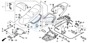 FJS600D SILVER WING drawing SEAT