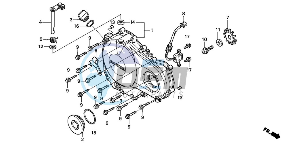 RIGHT CRANKCASE COVER