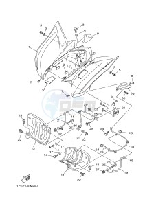 YFM700R YFM70RSBJ RAPTOR 700 (2LSE) drawing REAR FENDER