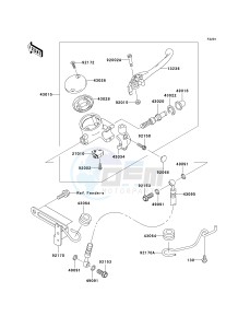 VN 1500 B [VULCAN 88 SE] (B1-B3) N7F drawing FRONT MASTER CYLINDER