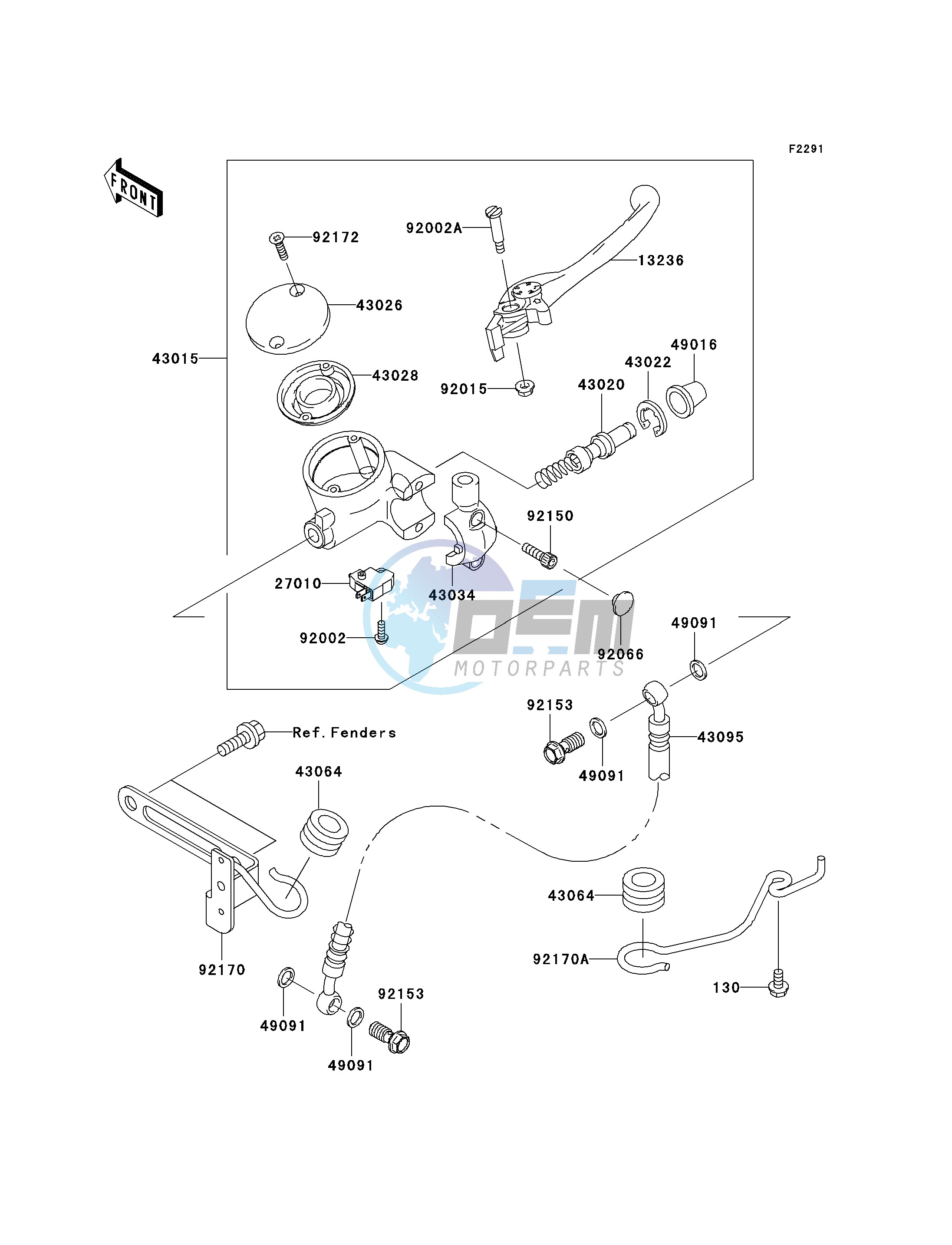 FRONT MASTER CYLINDER