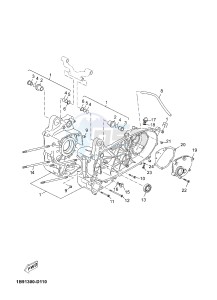 YP125R X-MAX125 (2DM7 2DM7) drawing CRANKCASE