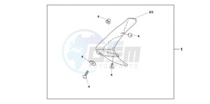 SH1259 E / 3E drawing KNUCKLE VISOR SET