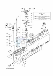 F50HET drawing PROPELLER-HOUSING-AND-TRANSMISSION-1