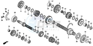 VFR800A drawing TRANSMISSION