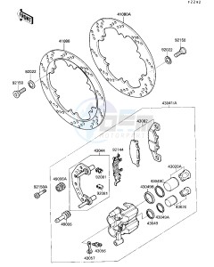 ZX 1000 B [NINJA ZX-10] (B3) [NINJA ZX-10] drawing FRONT BRAKE