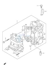 DF 9.9B drawing Cylinder Block