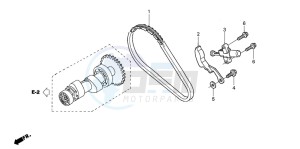 TRX350FE FOURTRAX ES drawing CAM CHAIN