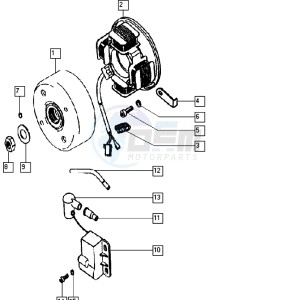 CLASSIC_25-45kmh_K2-K6 50 K2-K6 drawing Magneto