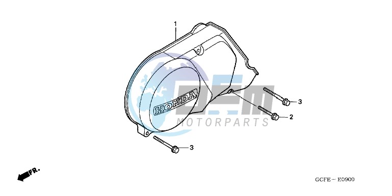 LEFT CRANKCASE COVER