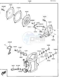 JF 650 A [X2] (A3) [X2] drawing CARBURETOR