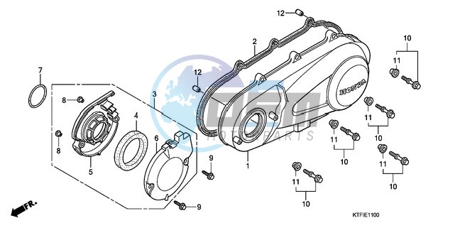 LEFT CRANKCASE COVER