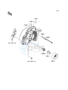 ER-6n ABS ER650B6F GB XX (EU ME A(FRICA) drawing Headlight(s)