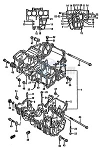 GSX750F (K-T) drawing CRANKCASE