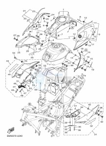 MT-03 MTN320-A (B9A9) drawing FUEL TANK 2