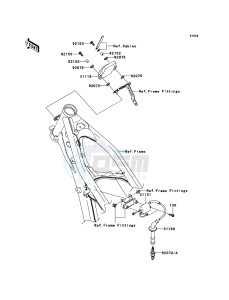 KX250F KX250-N2 EU drawing Ignition System