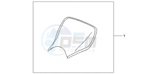 CBR1000RRA Europe Direct - (ED / HRC) drawing E-SEAT