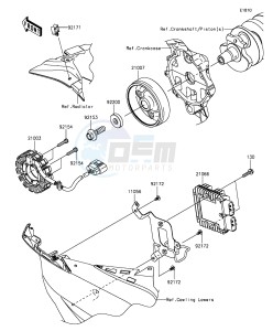 NINJA ZX-6R ZX636EGFA GB XX (EU ME A(FRICA) drawing Generator