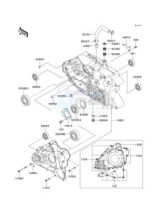 KVF 400 C [PRAIRIE 400 4X4] (C1-C4) [PRAIRIE 400 4X4] drawing CRANKCASE