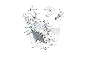 MT-03 660 drawing RADIATOR- HOSE