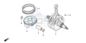 CRF250R drawing CRANKSHAFT/PISTON