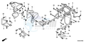 GL1800A ED drawing ENGINE GUARD