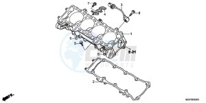 CBR1000RRE Fireblade 2ED drawing CYLINDER