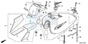 VT750C9 E / KMH drawing FUEL TANK