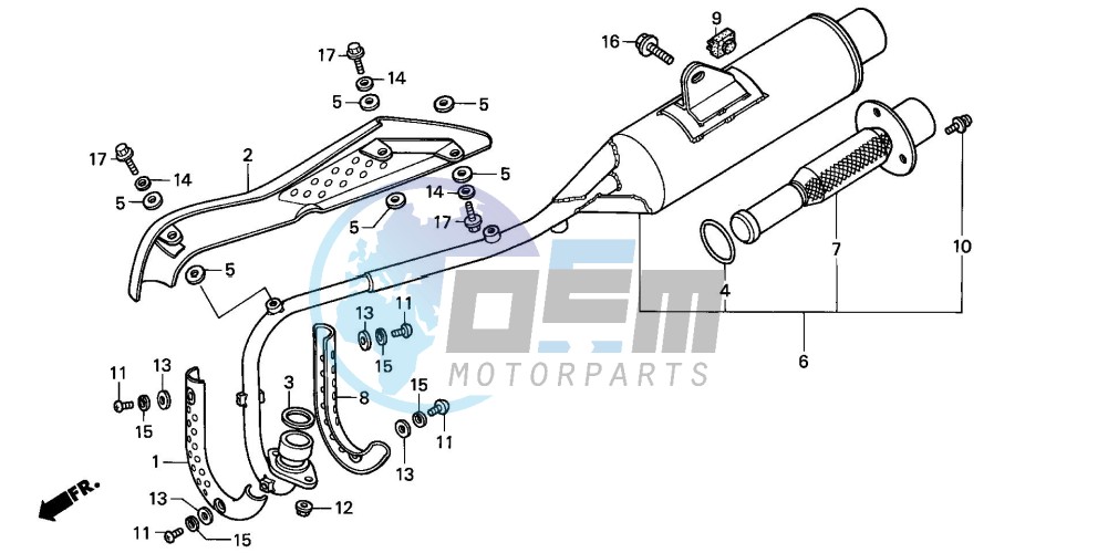 EXHAUST MUFFLER