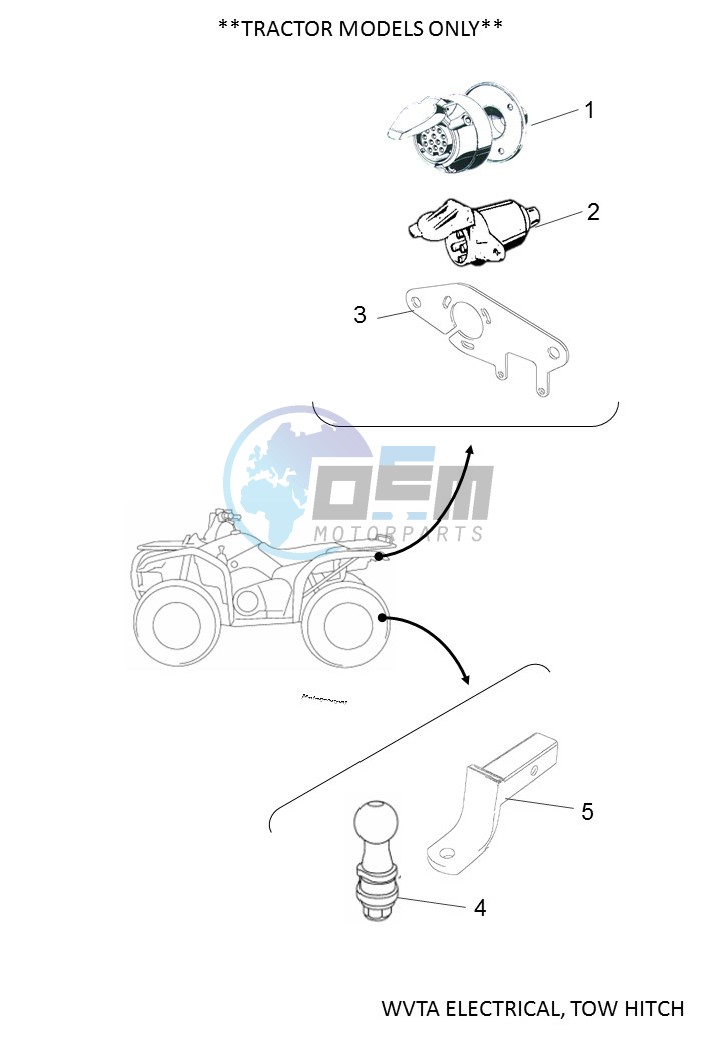 WVTA ELECTRICAL, TOW HITCH