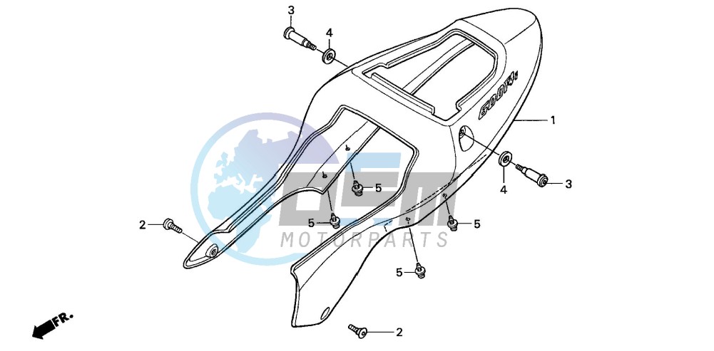 REAR COWL (CBR600F42-3/FS/FR)