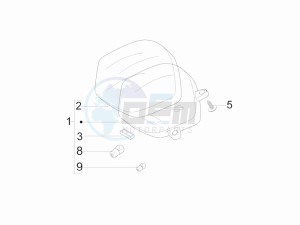 LX 125 4T ie E3 Touring drawing Meter combination - Cruscotto