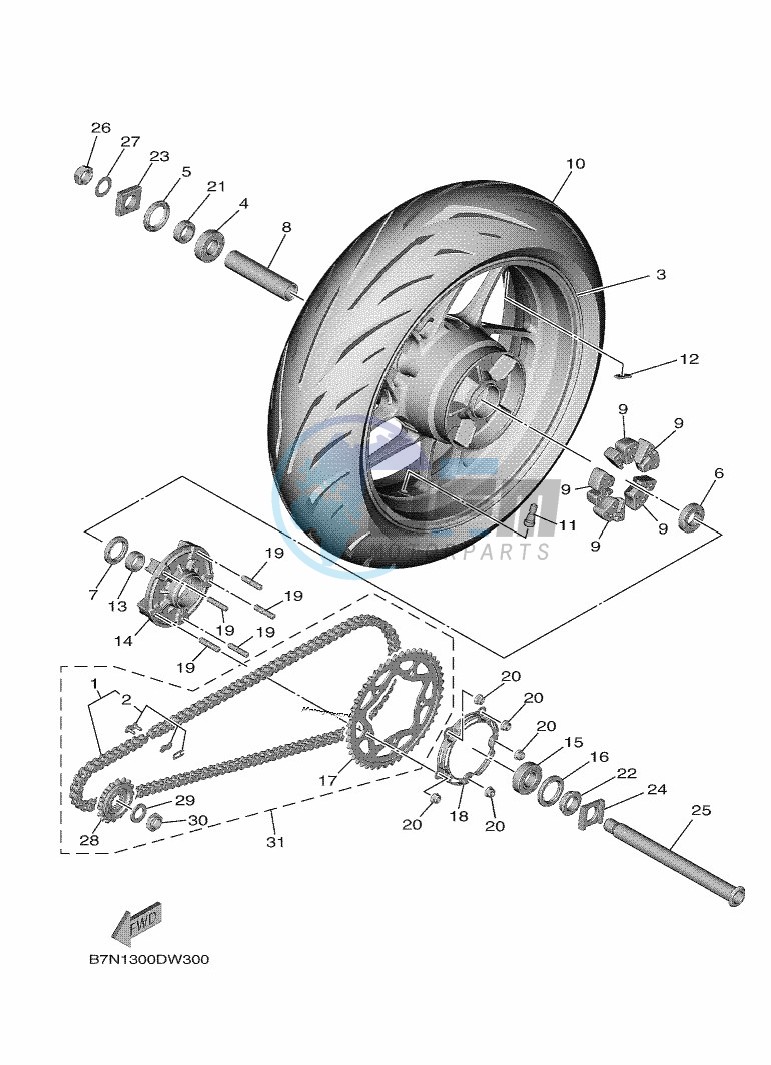 REAR WHEEL