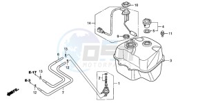 SCV100F LEAD drawing FUEL TANK