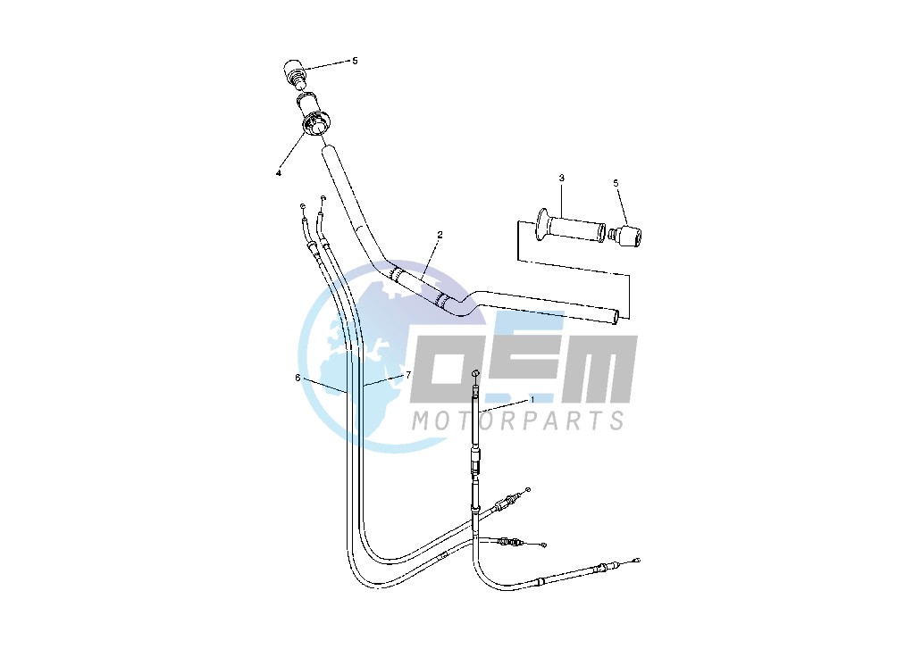 STEERING HANDLE- CABLE