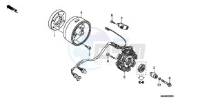 TRX250XB drawing GENERATOR