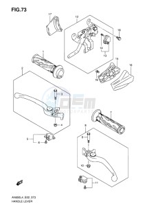 AN650 drawing HANDLE LEVER