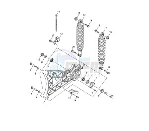 YP R X-MAX ABS 250 drawing REAR SHOCK ABSORBER