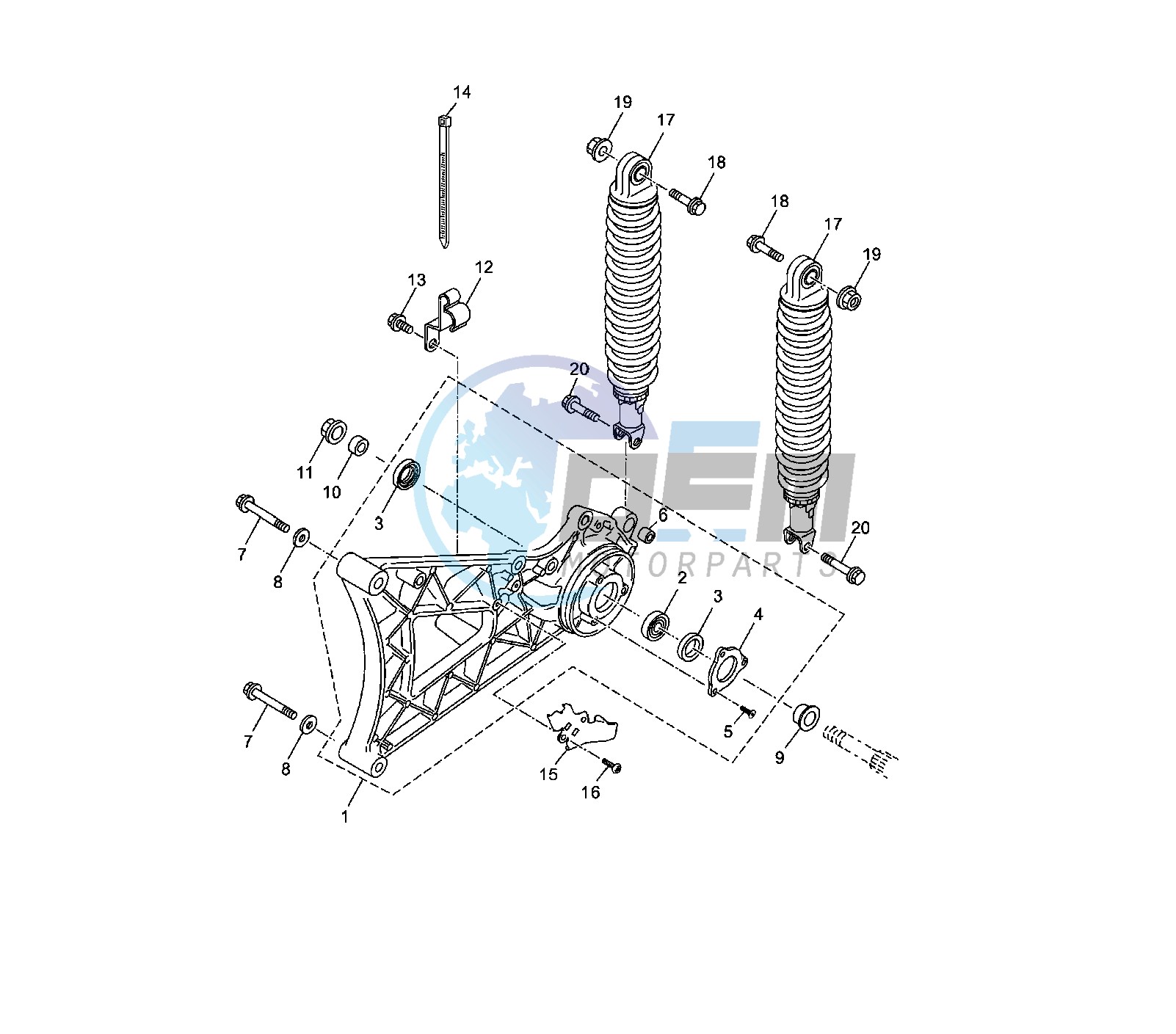 REAR SHOCK ABSORBER