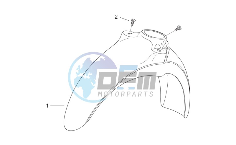 Front body VI - Front mudguard