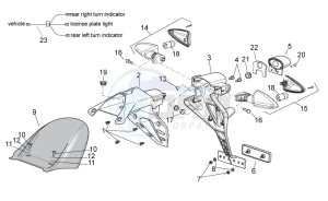 RSV4 1000 APRC Factory ABS (AU, CA, EU, J, RU, USA) drawing Rear body II