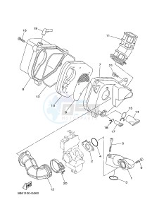 TT-R110E (B51F) drawing INTAKE