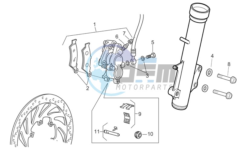 Front brake caliper II